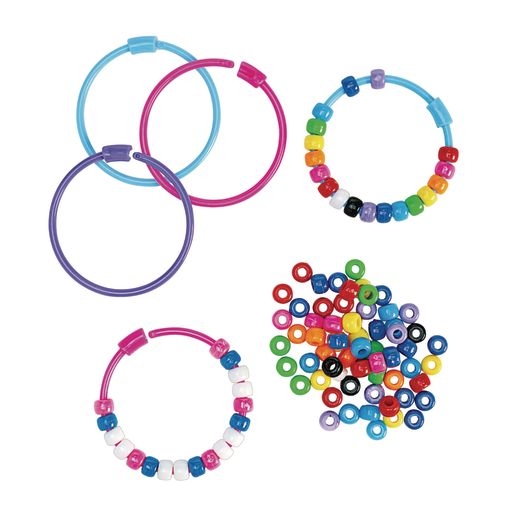 02/16/2021 Craft Kit to Go Make Your Own Pony Bead Bracelets